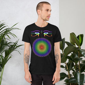 Scalar Eye's of Heru Affirmation Unisex 100% Cotton Tee