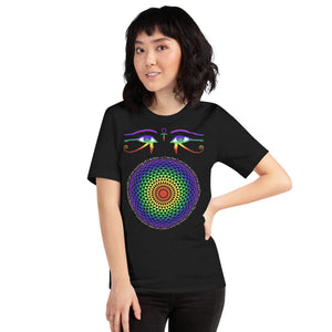 Scalar Eye's of Heru Affirmation Unisex 100% Cotton Tee